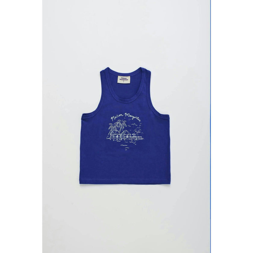 LEISURELY TANK TOP BLUE
