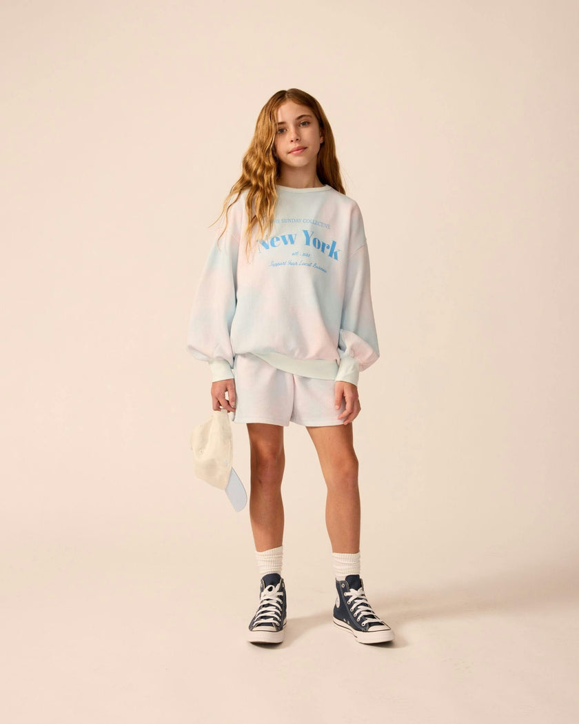 Organic Weekend Shorts in Pink Cloud