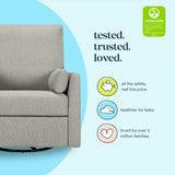 Carter's Ethan Recliner and Swivel Glider | Water Repellent & Stain Resistant fabric