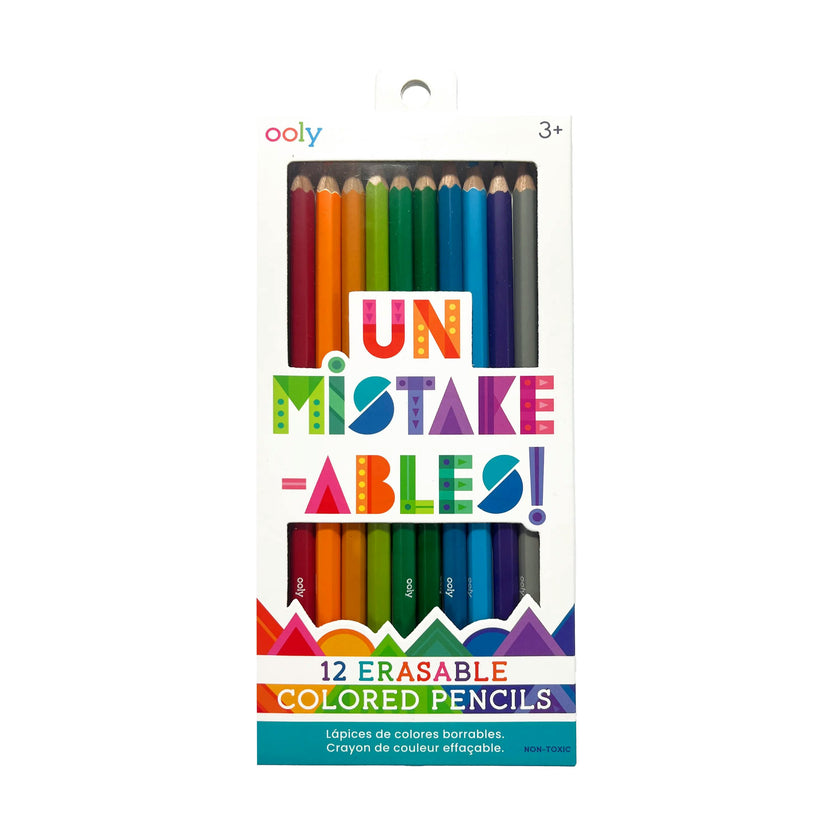 Un-Mistakeables! Erasable Colored Pencils - Set of 12