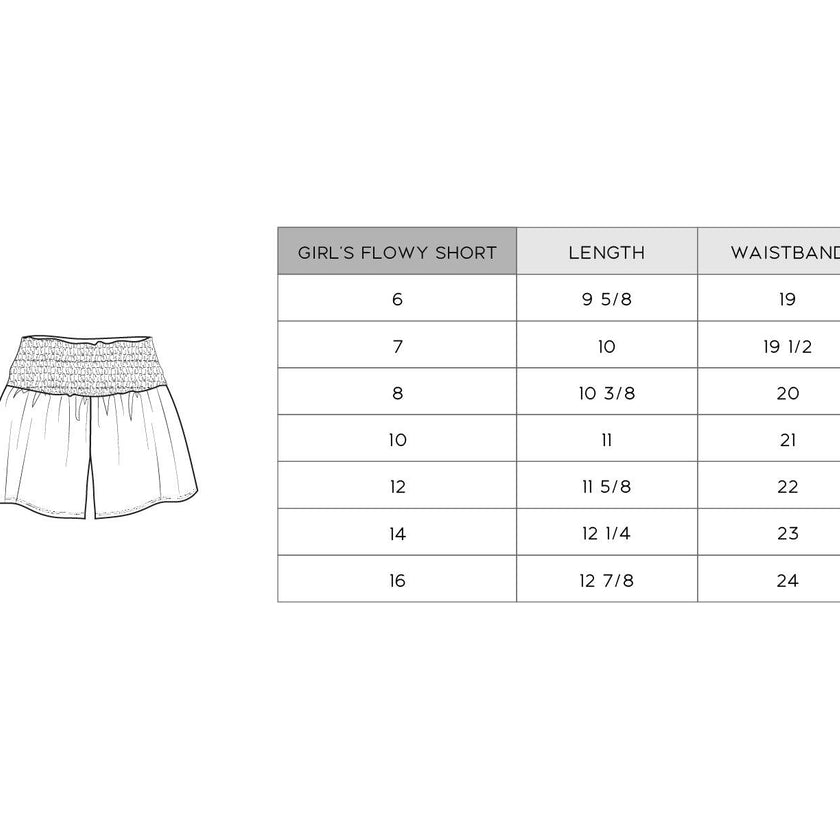 Girl's Flowy Short