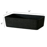 The Sculpted Bin - Long with Lid