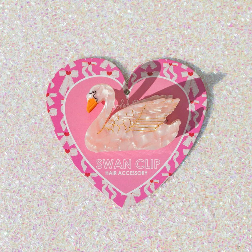 Packed Party Swan Style Claw Clip