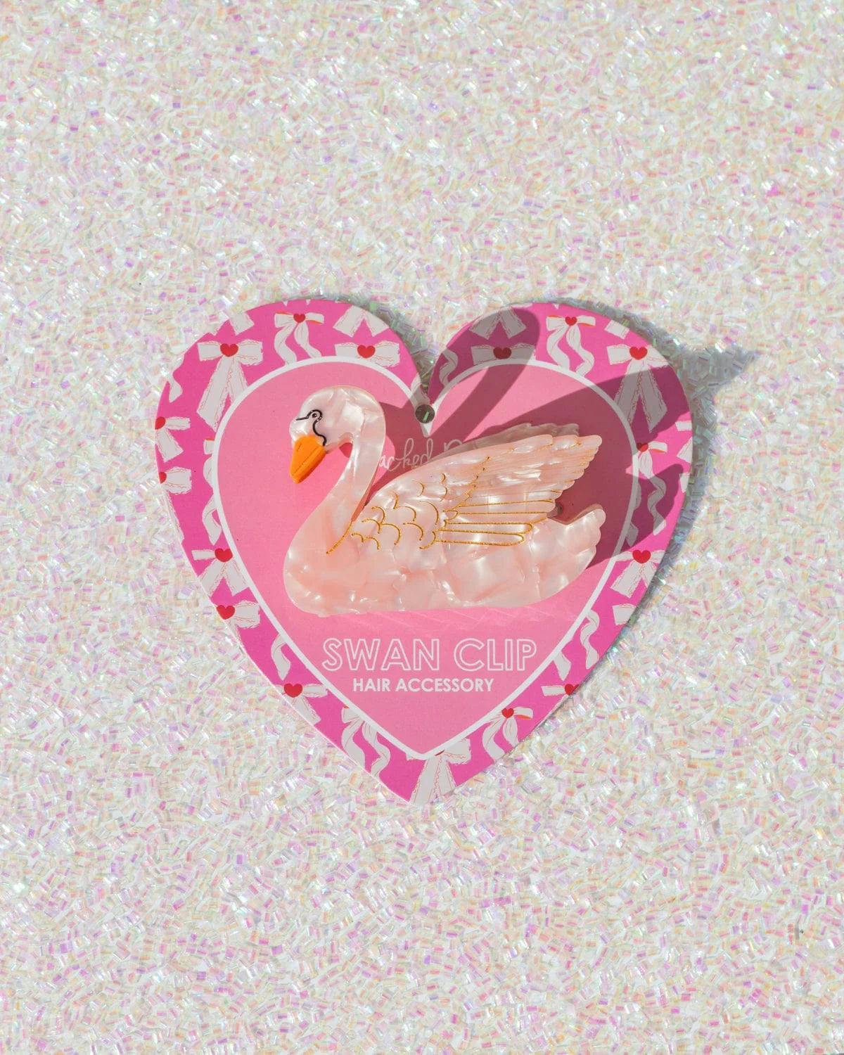 Packed Party Swan Style Claw Clip
