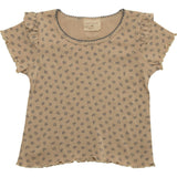 Short Sleeve Tee, Pointelle Flowers