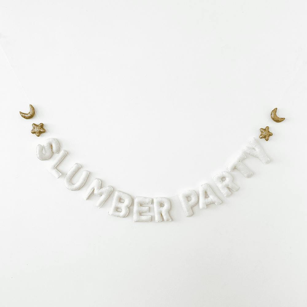 Slumber Party Wool Felt Garland