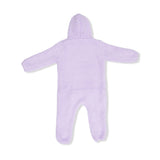 Chenille - Lavender Hooded Romper