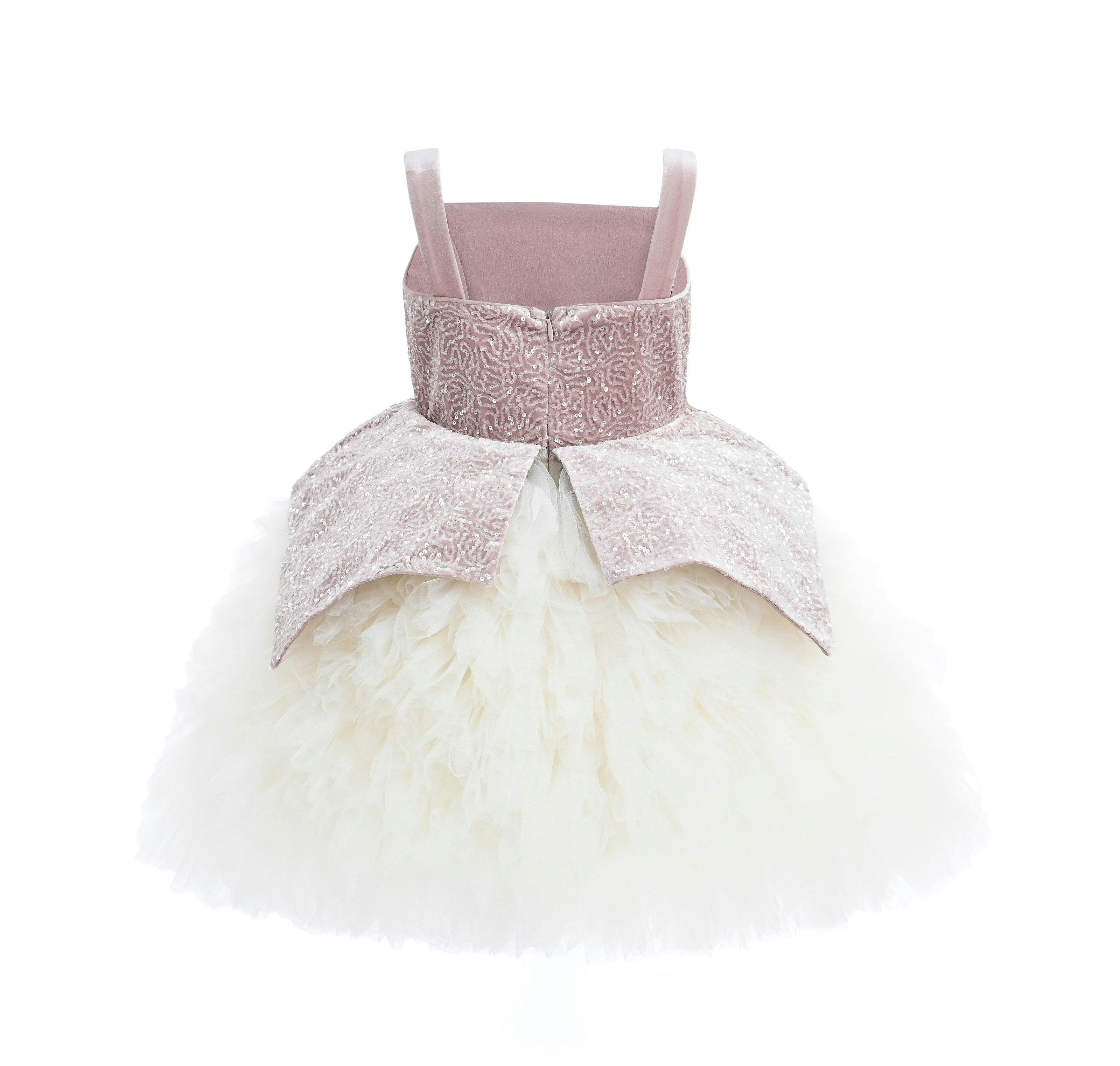 Pink Glitter & Tulle Celebration Dress
