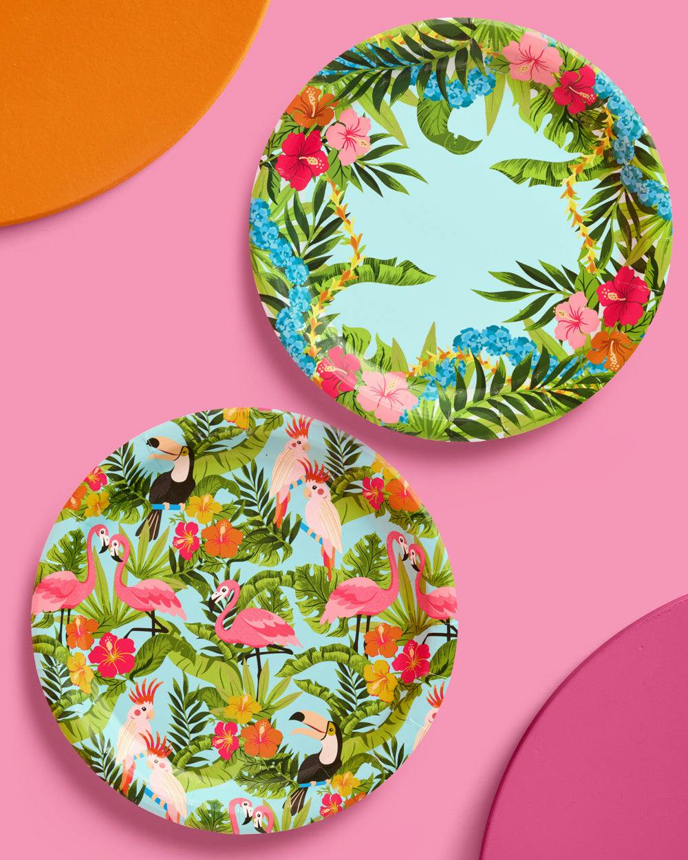Tropical Plates - 24 paper plates