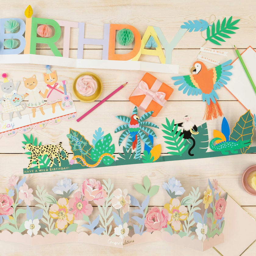 Floral Congratulations Concertina Card