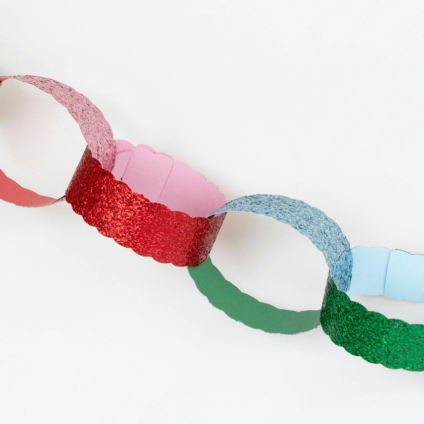 Glitter Paper Chains
