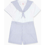 Dark Blue Stripe Antonio Baby Boy Set