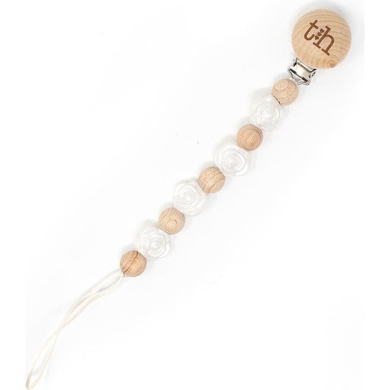 Grande Rosette Pacifier & Toy Clip