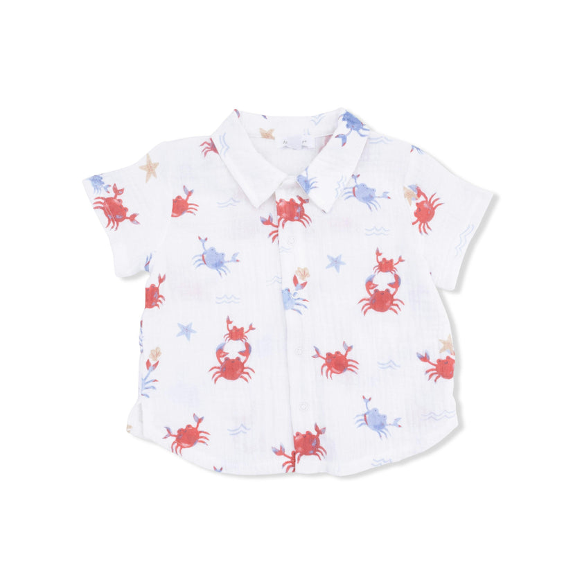 Crayon Crabs - Polo Button Up with Everyday Short