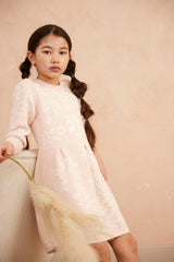 Snowflake Blossom Dress | Blush