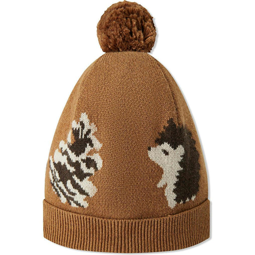 Pinecone & Knitted Pom Beanie