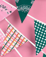 Camp Bunting Banner - gingham garland