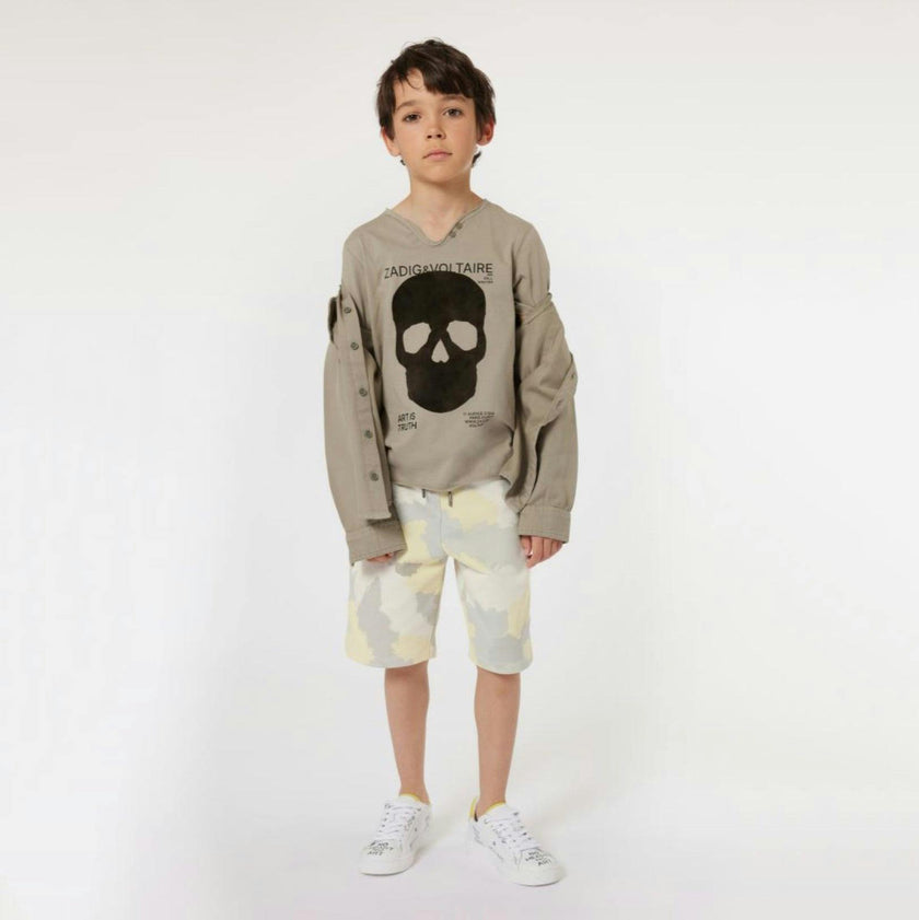 ZADIG & VOLTAIRE Camo Organic Cotton Shorts