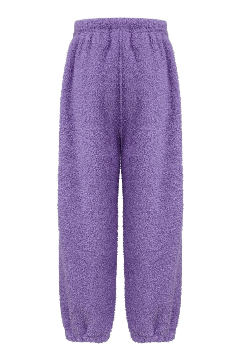 Bright Smiley Fuzzy Set Lavender