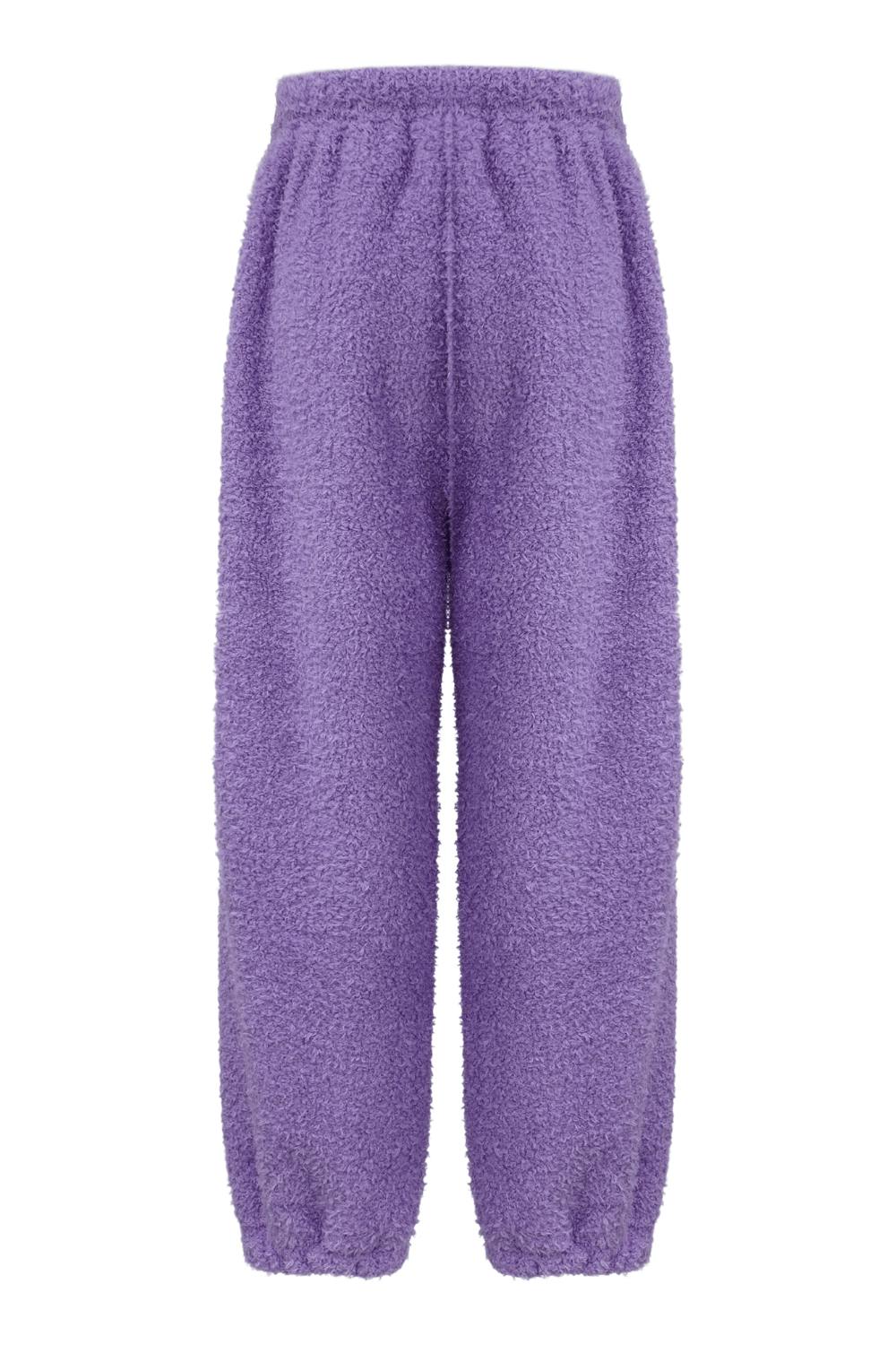 Bright Smiley Fuzzy Set Lavender