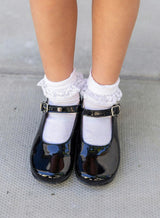 Hampton Classics Kate School Shoes in Black Patent