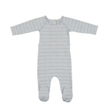 Raglan Sleeve Striped Footie