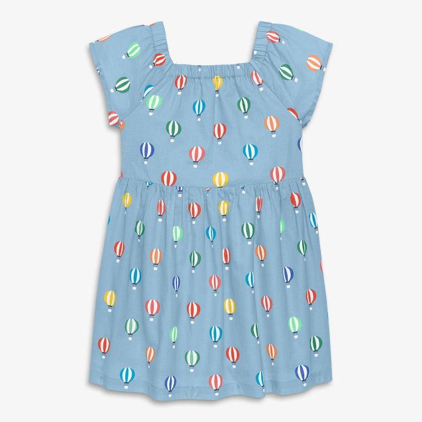 Clearance kids twirly dress in hot air balloons