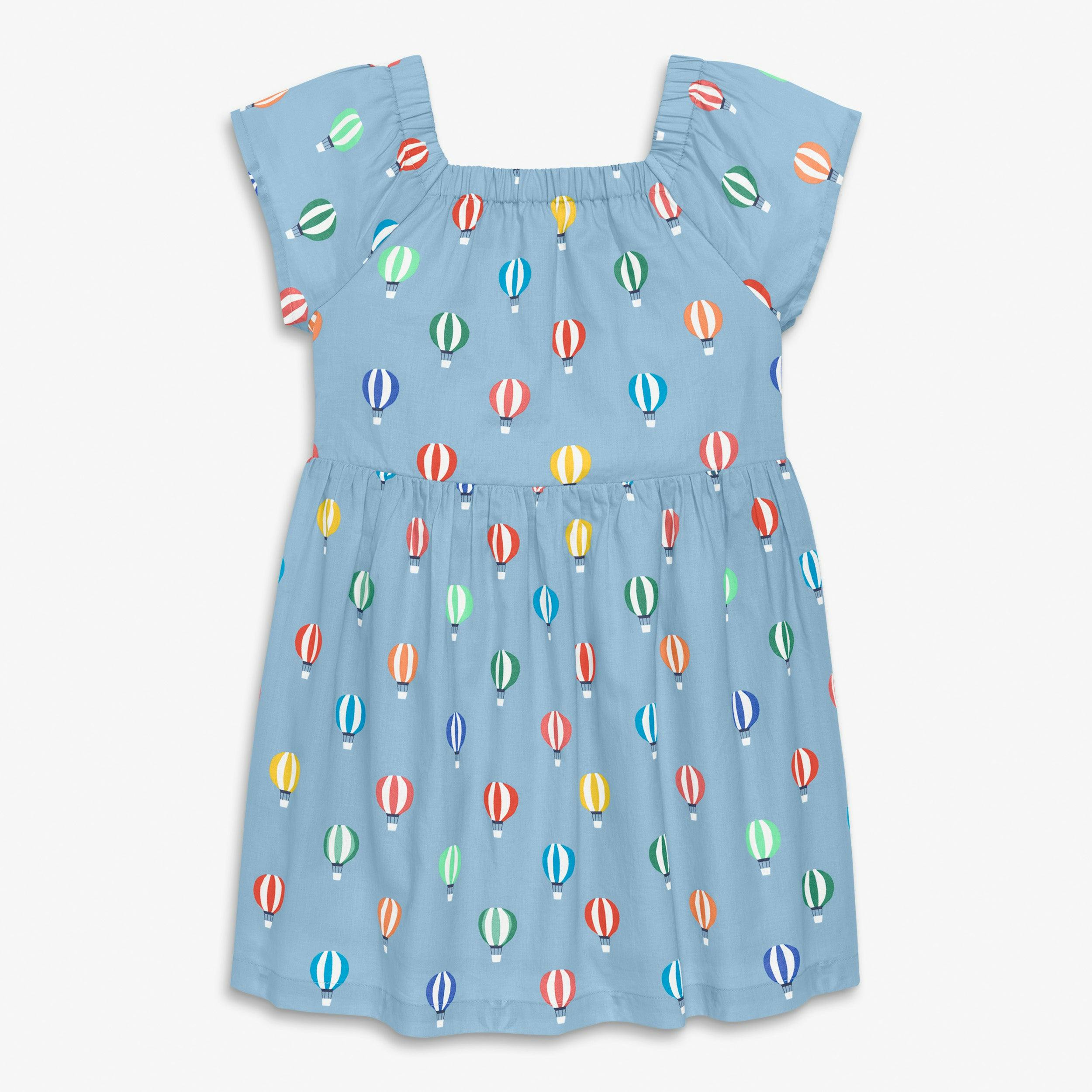 Kids twirly dress in hot air balloons