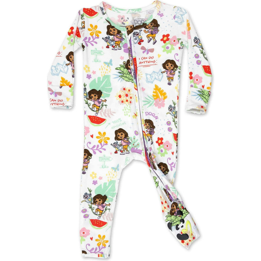 Dora: Tropical Dreams Bamboo Convertible Footie