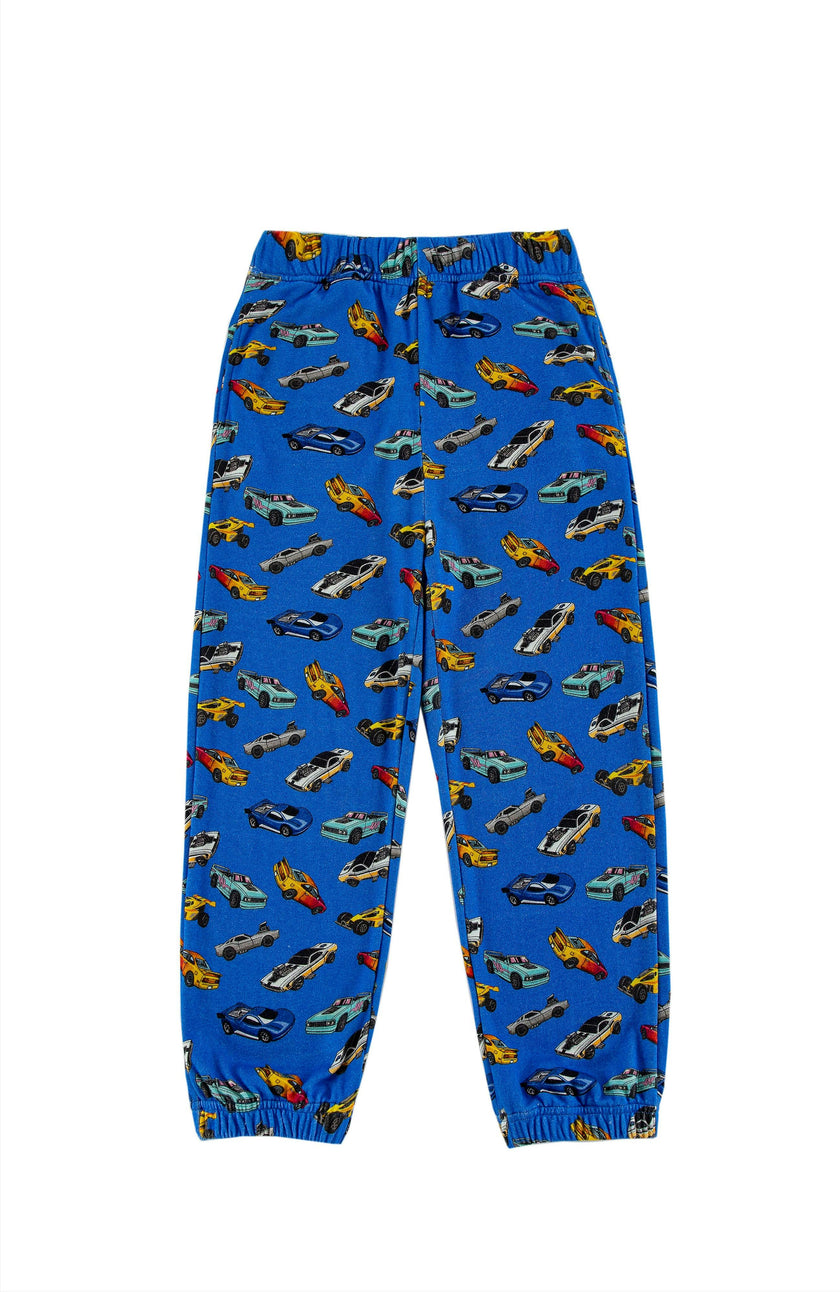 Soft Fleece Jogger, Blue Hot Rod
