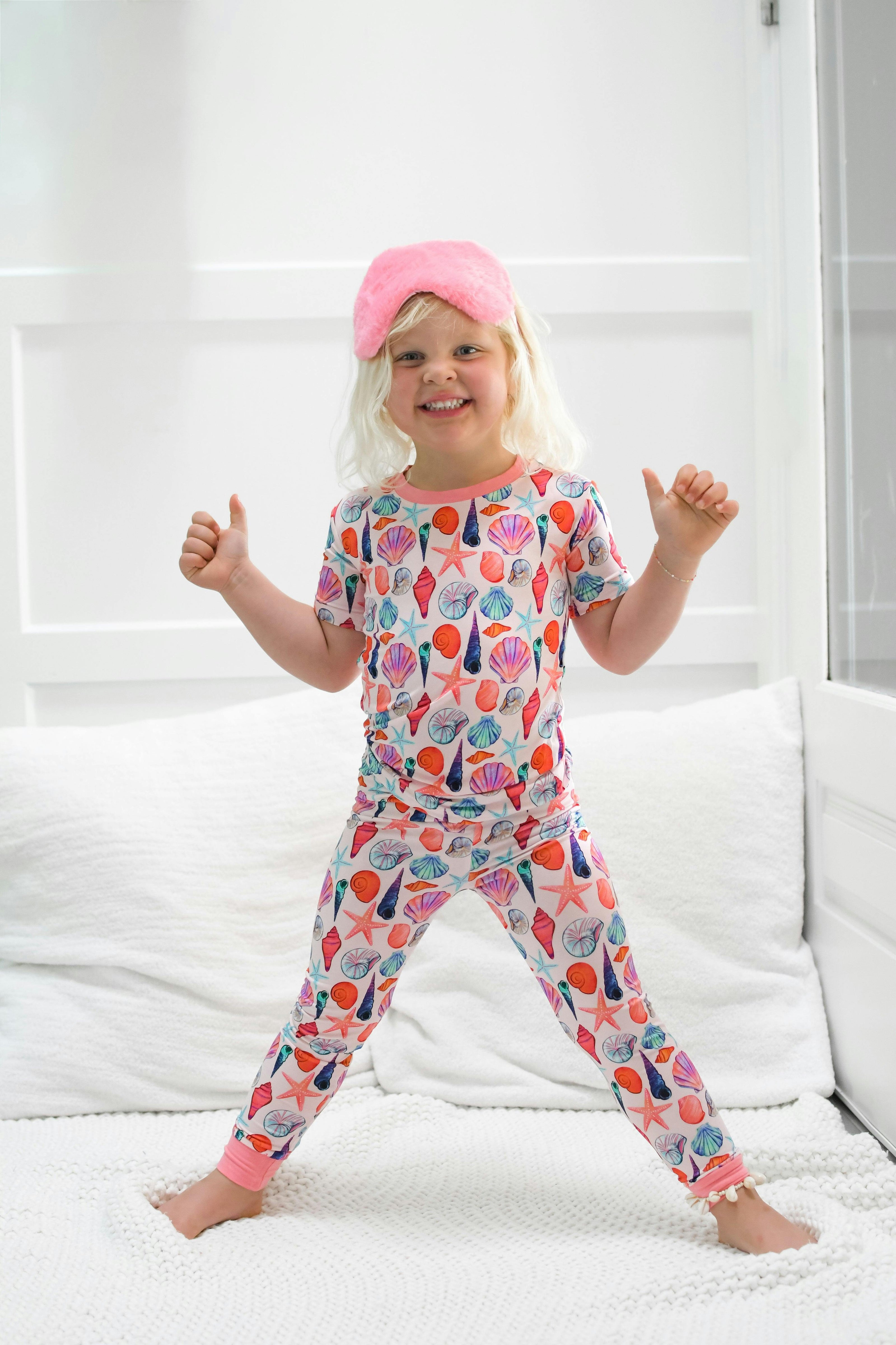 Cute as Shell Short Sleeve Pajama Set