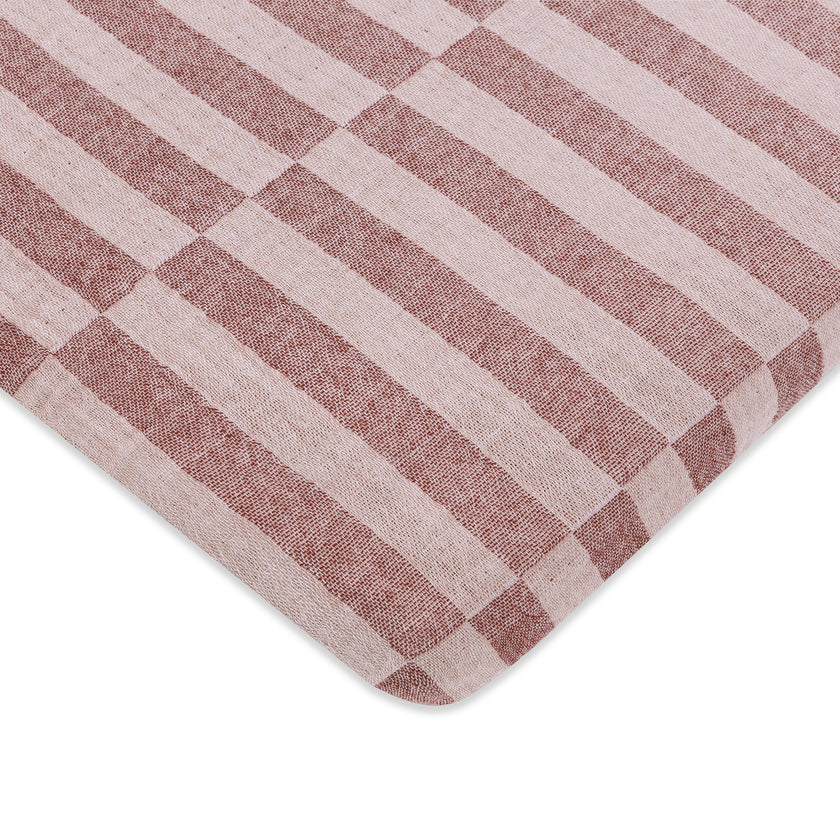 Babyletto All-Stages Midi Crib Sheet in GOTS Certified Organic Muslin Cotton