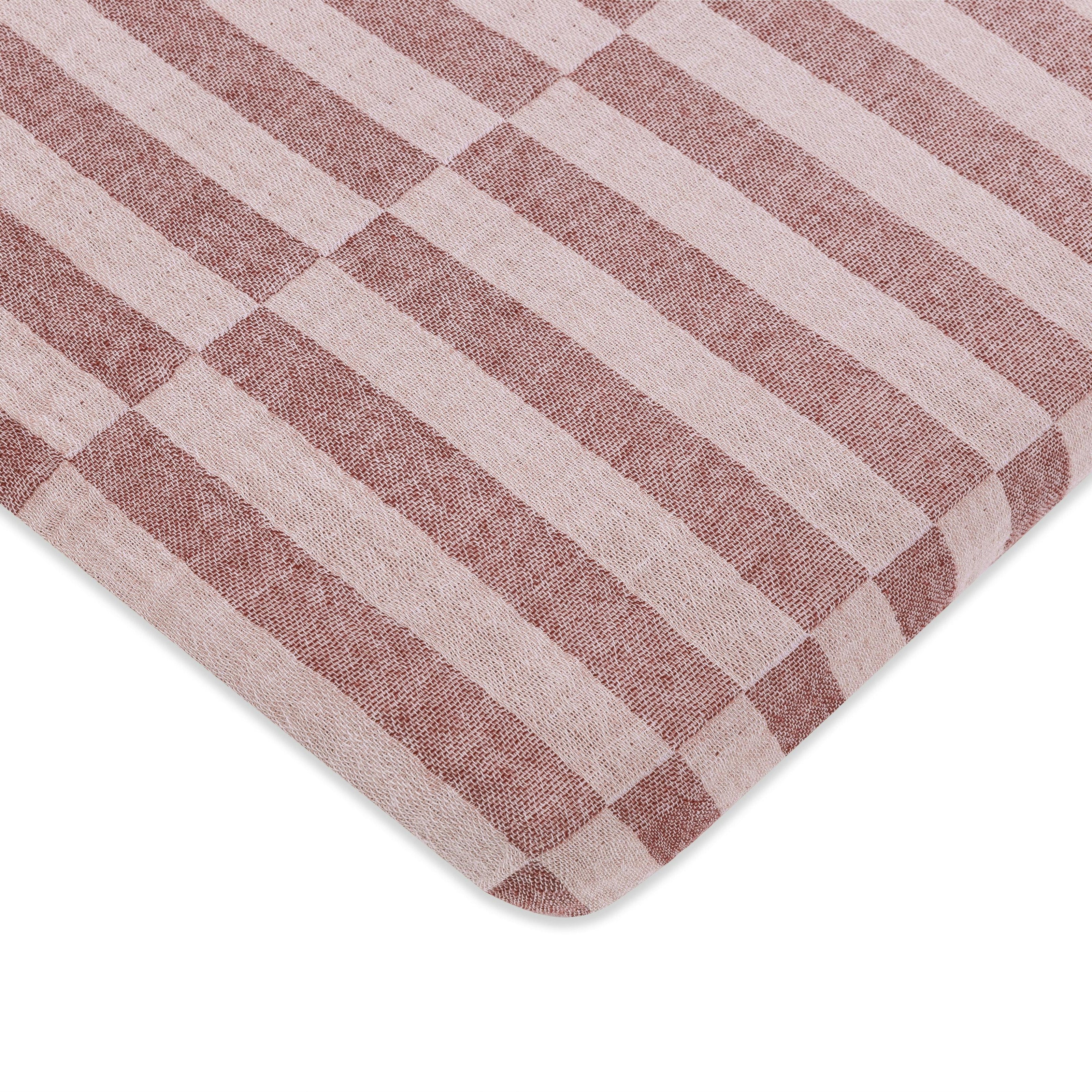 Babyletto All-Stages Midi Crib Sheet in GOTS Certified Organic Muslin Cotton