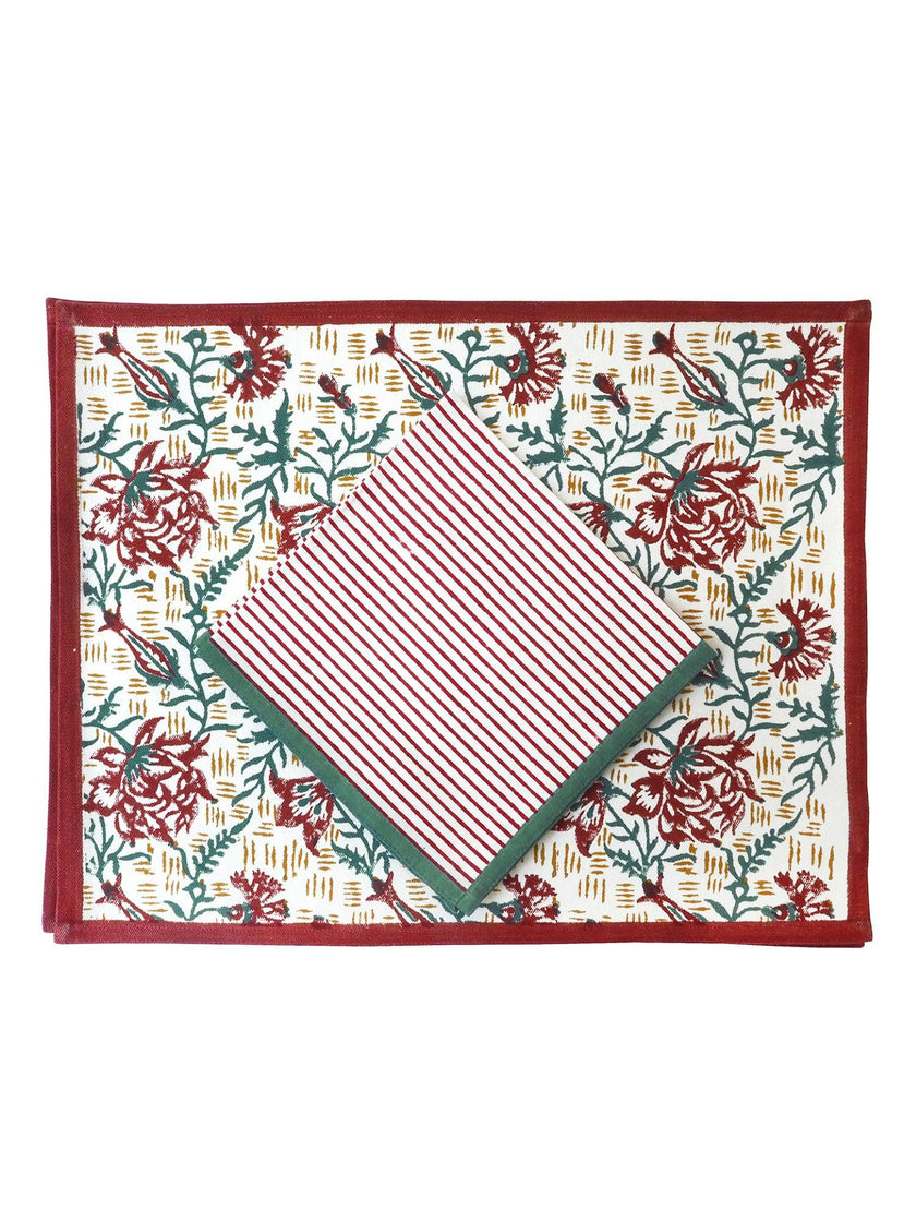 Block-Printed Table Napkins