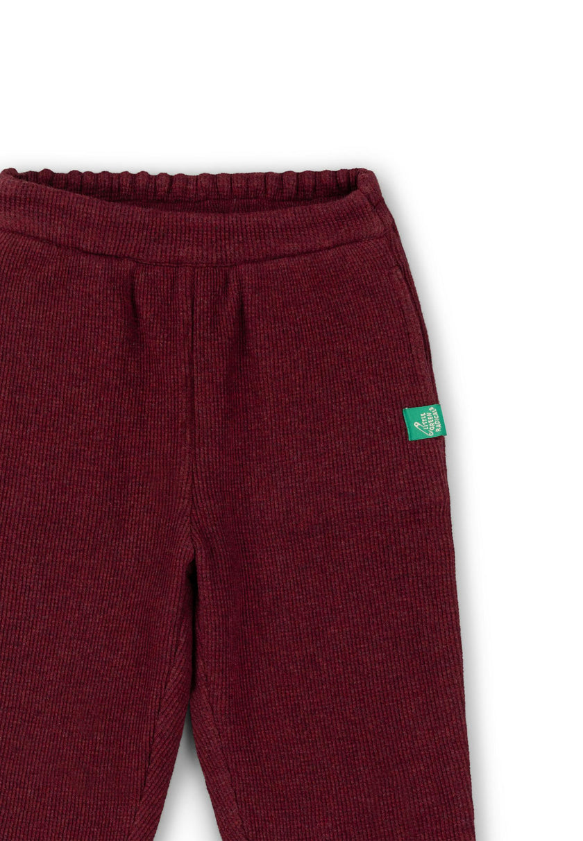 Rhubarb Waffle Comfy Trousers, Purple