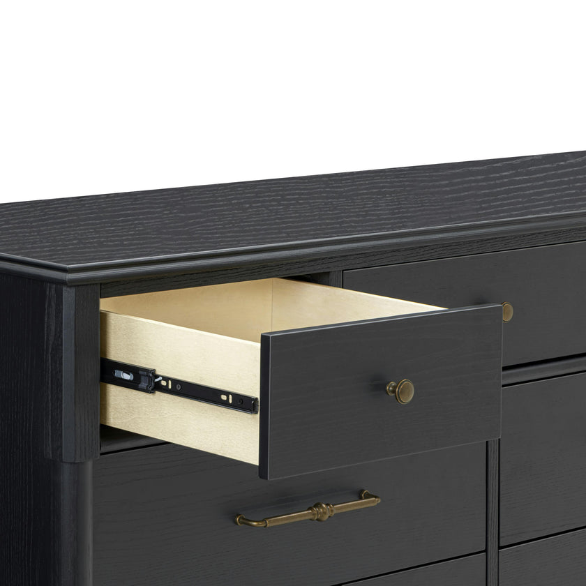 Alouette 7-Drawer Assembled Dresser in Archival Black