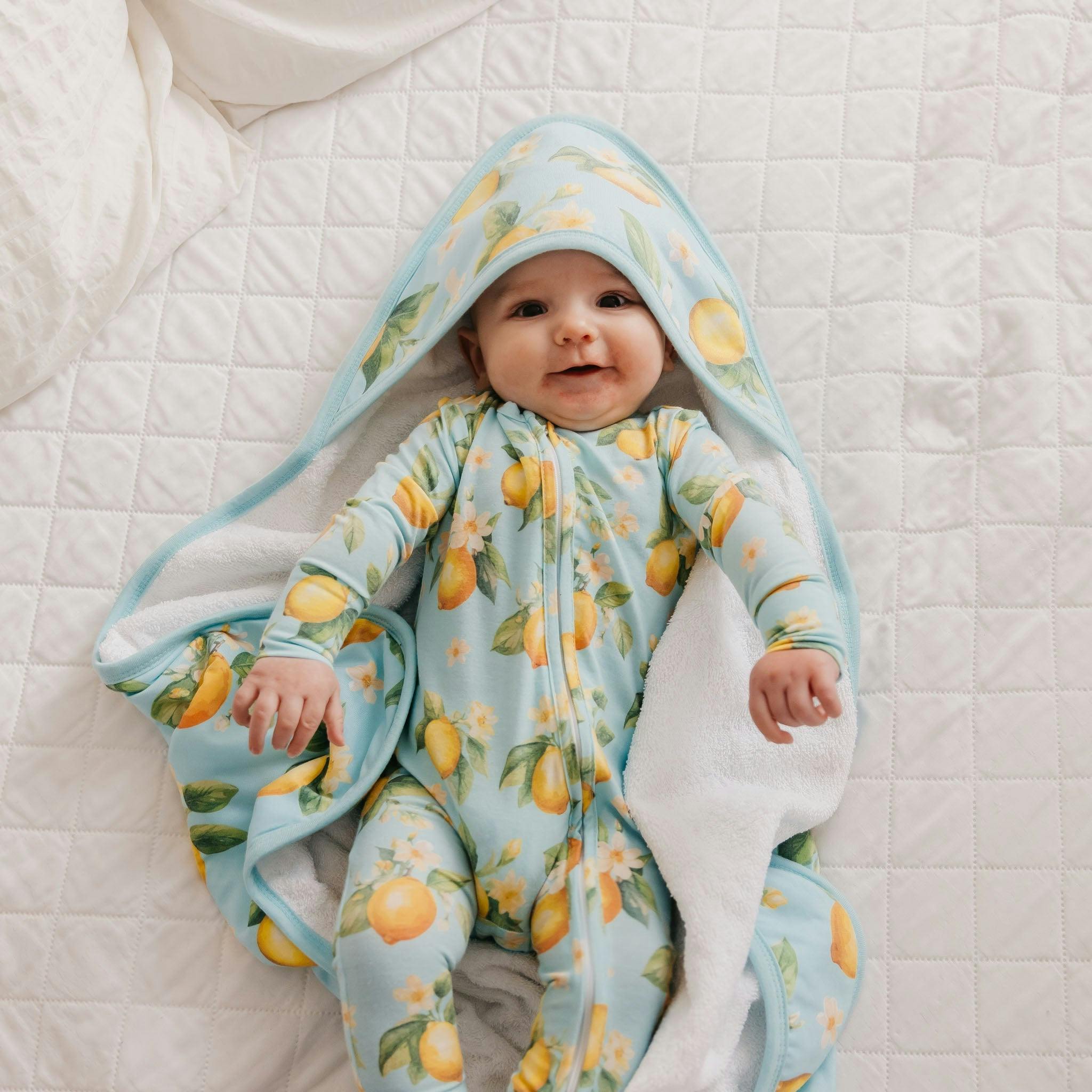 Premium Baby Knit Hooded Towel - Melody