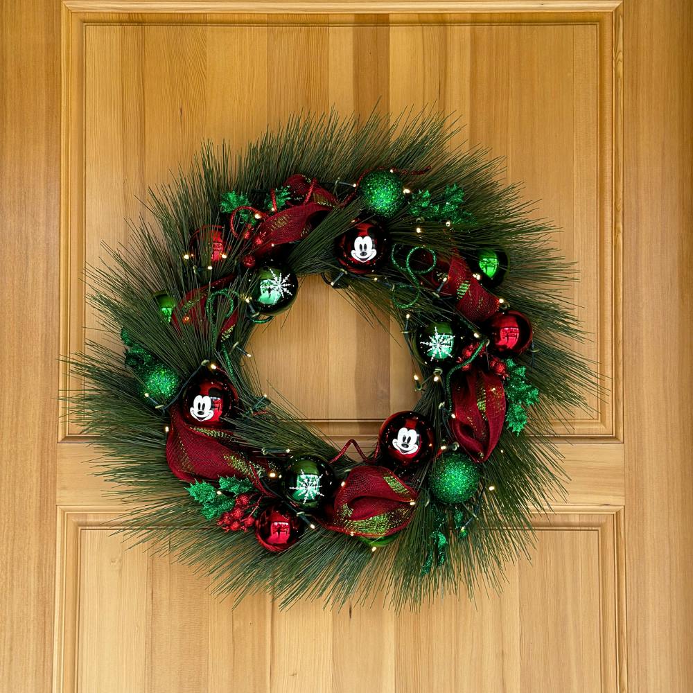 Disney® Mickey Mouse Christmas Wreath Pre-Lit