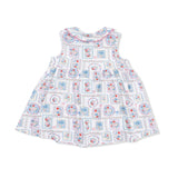 Julep's Floral Patchwork - Jill Dress with Bloomer & Knot Headband Set