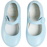 Leather Mary Jane Shoes in Sky Blue (24-35EU)