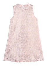 Swing Dress - Pink Crinkle Stars