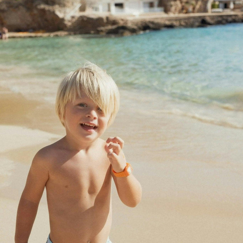 Boys' swim shorts, stripes | LAGOON