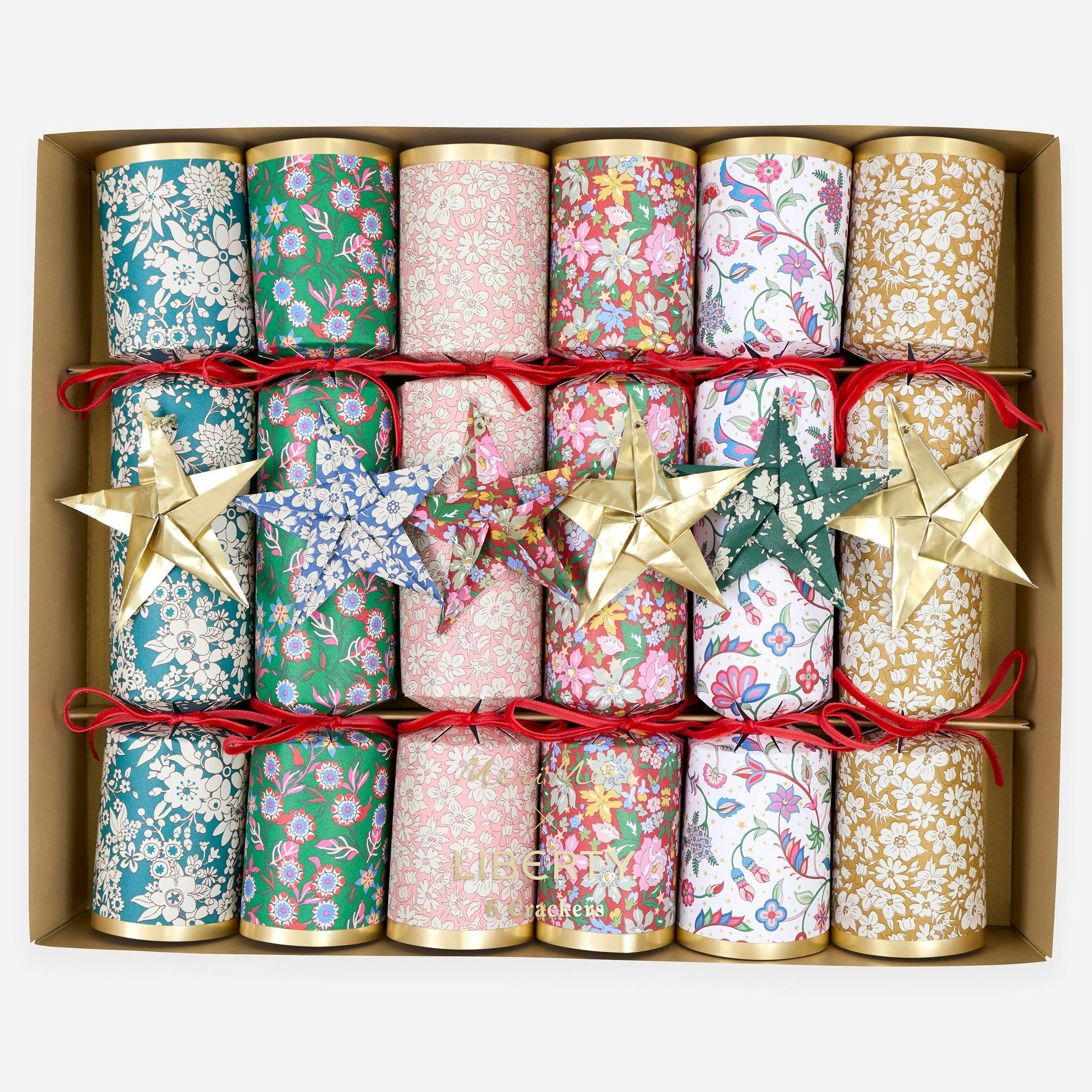 Meri Meri x Liberty Origami Star Crackers