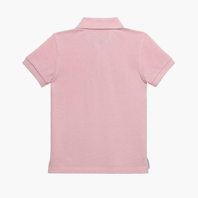 Harry Piqué Polo in Pink