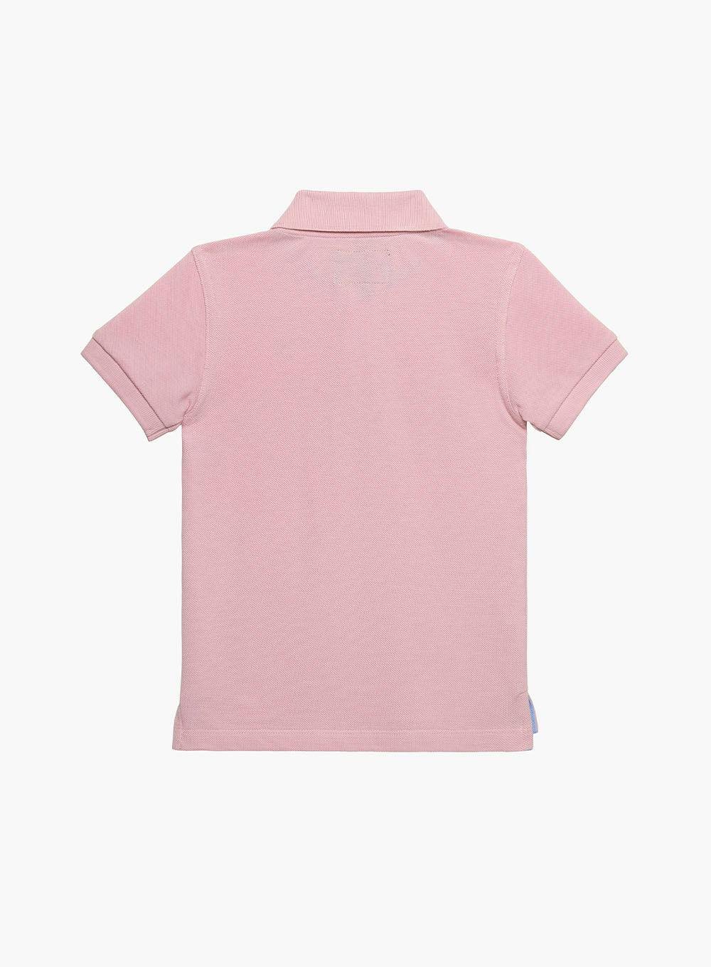 Harry Piqué Polo in Pink