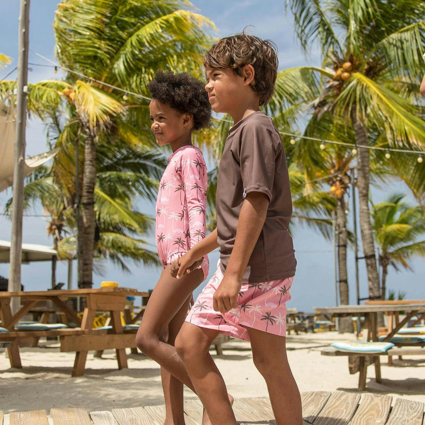 Chocolate Sustainable SS Rash Top