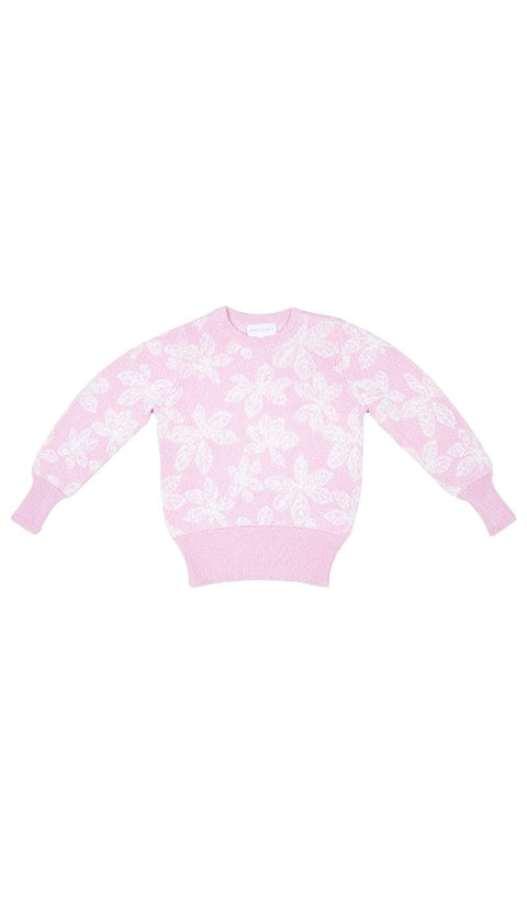 Chestnut Leaves Jumper | Bubble Gum