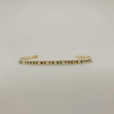 Women's "They Chose Me to Be Their Mommy" Bracelet