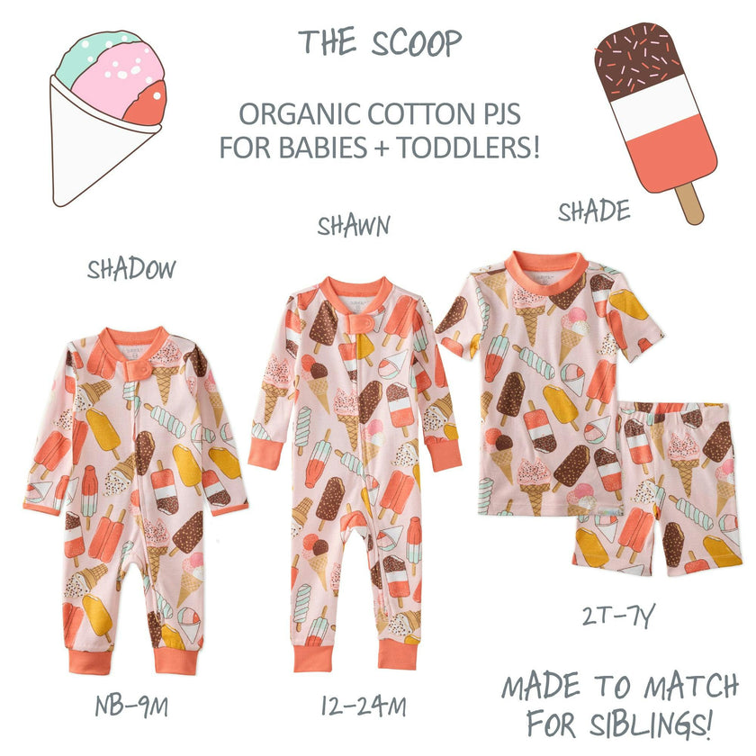 SHAWN Snug-fit Footless Baby Pajamas for Boys & Girls