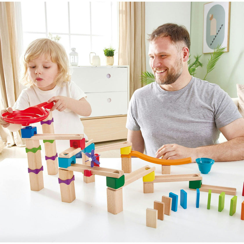 Marble Run DIY Wood Building Racetrack